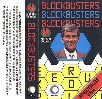 Blockbusters box art for ZX Spectrum